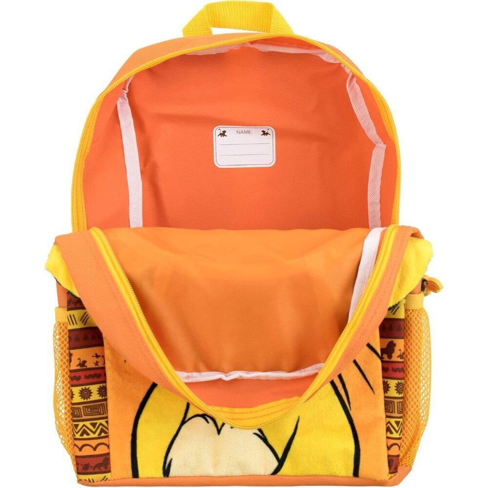 🆕 Disney One Size Yellow Kids The Lion King Simba Backpack - Picture 4 of 8